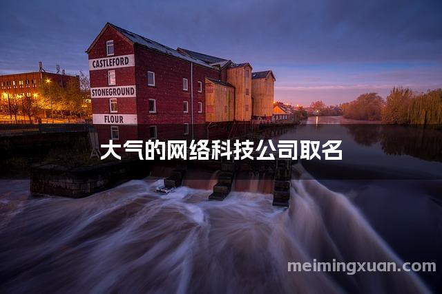 大气的网络科技公司取名